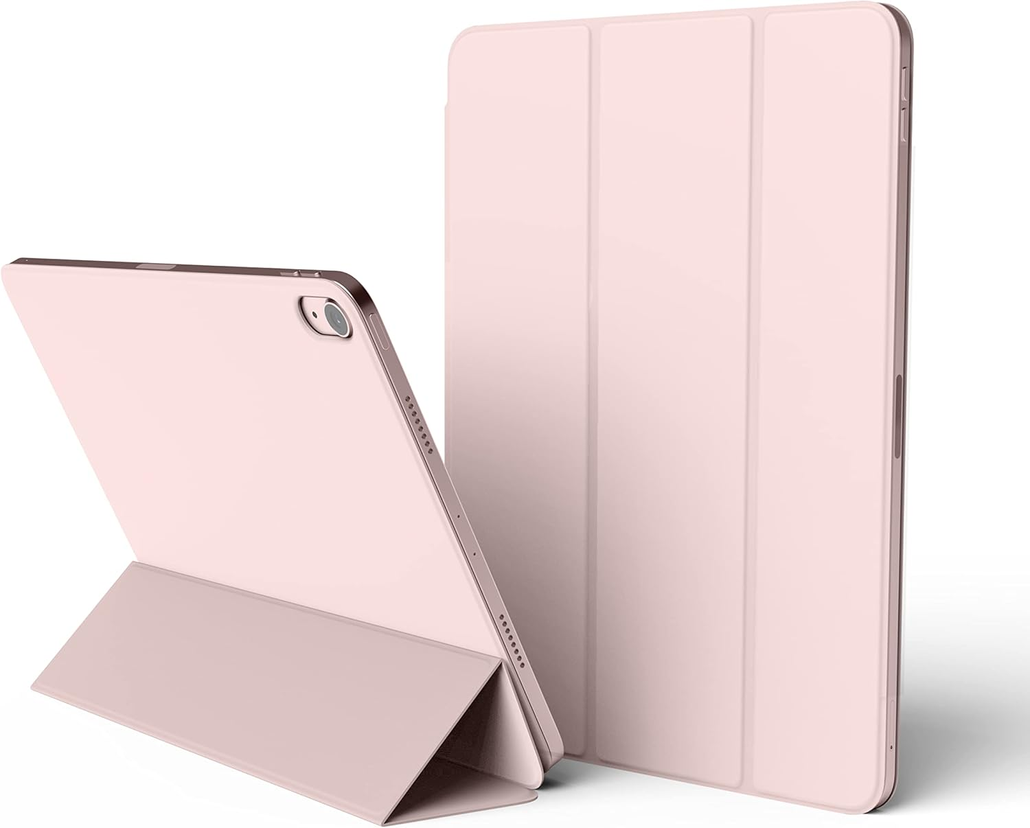 Elago Magnetic Folio Case for Ipad Air 5Th, 4Th Gen / 11 (M3, M2) / Pro 11 [10.9 Inch] - Back Plate Can Be Attached to Metal Materials, Compatible with Apple Pencil and Elago&rsquo;S Pencil Case (Sand Pink) - Blue image number 3