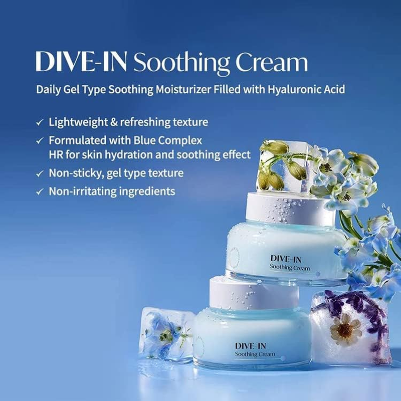 [Torriden] Dive-In Low Molecular Hyaluronic Acid Soothing Cream 100Ml image number 6