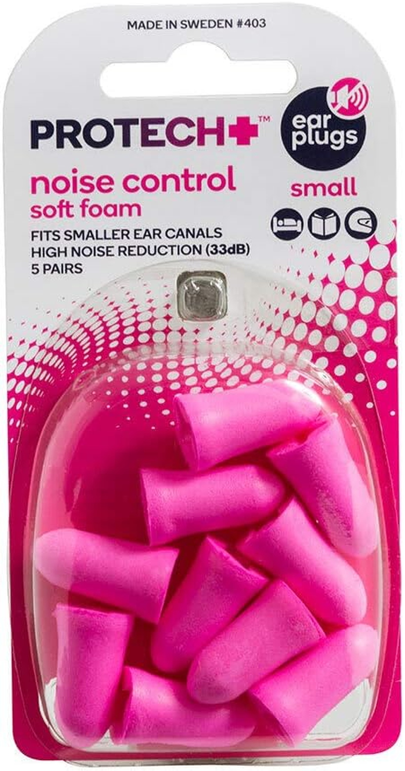 Protech Ear Plugs Noise Control Soft Foam - Small - 5 Pairs - 5 Pair (Pack Of 2) image number 1