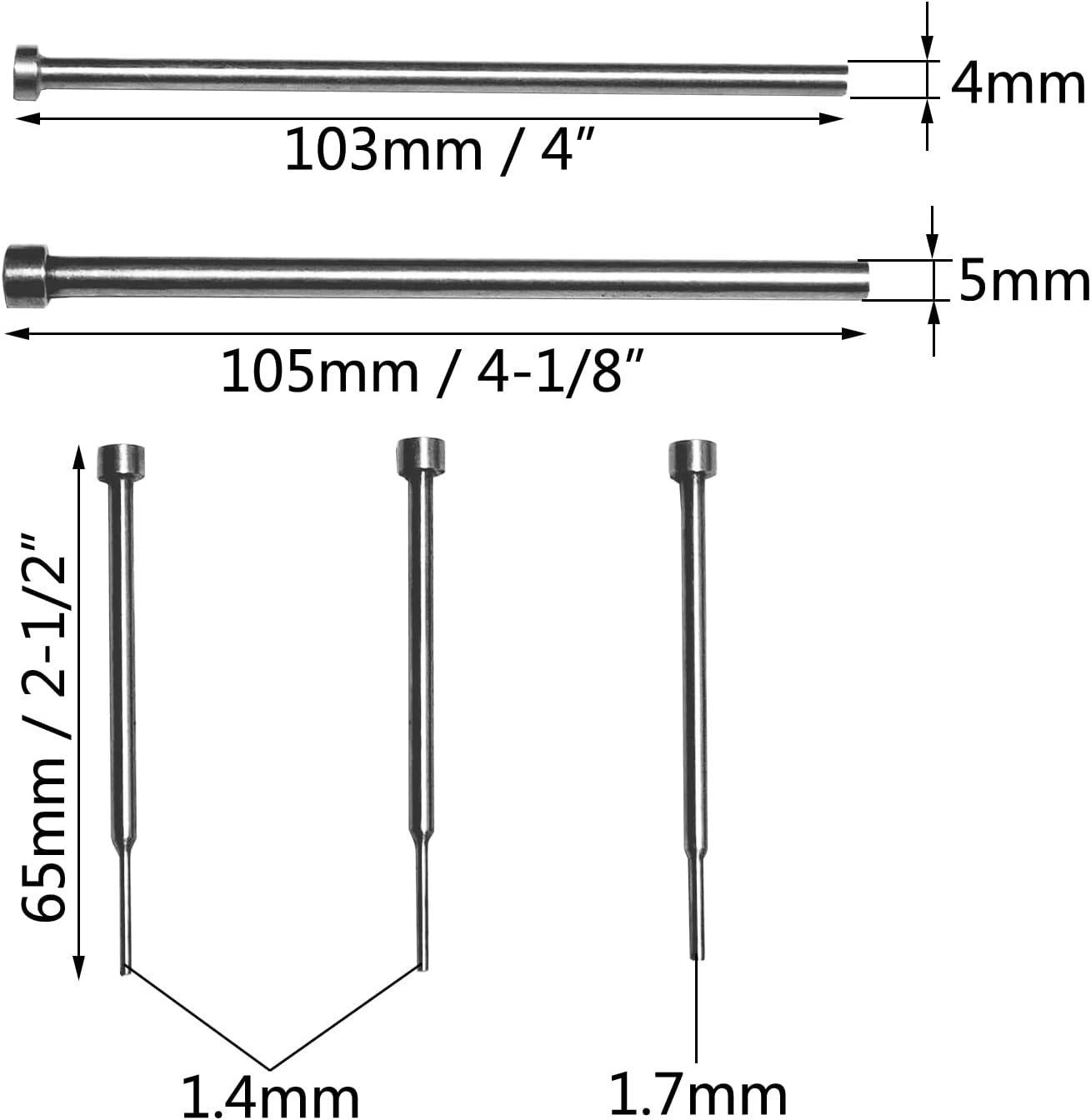Car Key Remote Pin Blade Pin Removal Tool Set W/Car Flip-Key Pin Folding Remote Quick Remover Installation Repair Tool