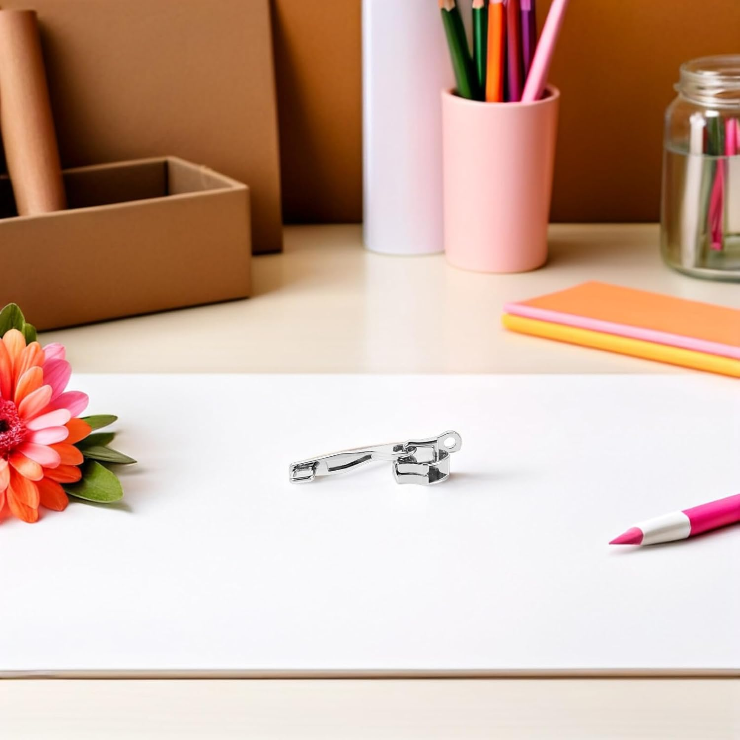 CTIRCHIU 10 Pairs Double Layer Travel Suitcase Zipper Pullers Lockable Metal Sliders with Single Hole for Luggage and Bags Detachable Replacement Accessories for Combination Lock Security