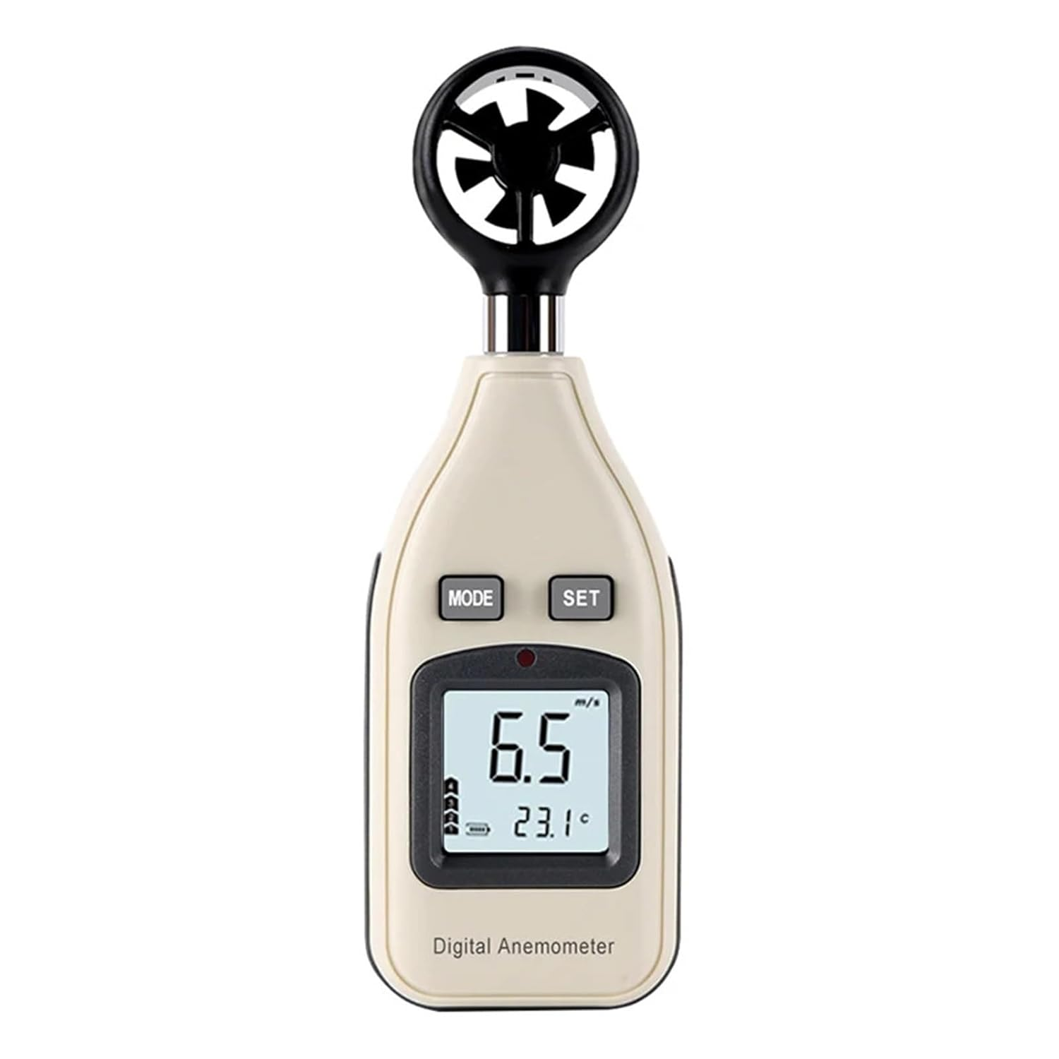 Anemometer, Wind Speed Meter, Windmeter 0-30M/S Mini Handheld Digital Air Velocity Response Wind Speedometer Sensor image number 3