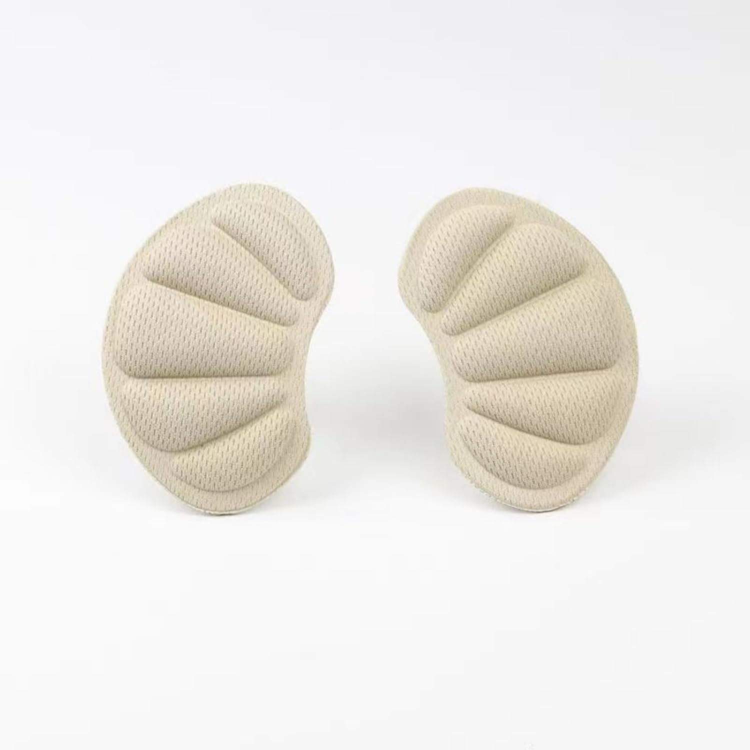 6 Pcs Unisex Heel Protectors for Loose Shoes, Heel Cushion with Self-Adhesive Pads for Sneaker Shoes Too Big (Nude, One Size) - Nude image number 2