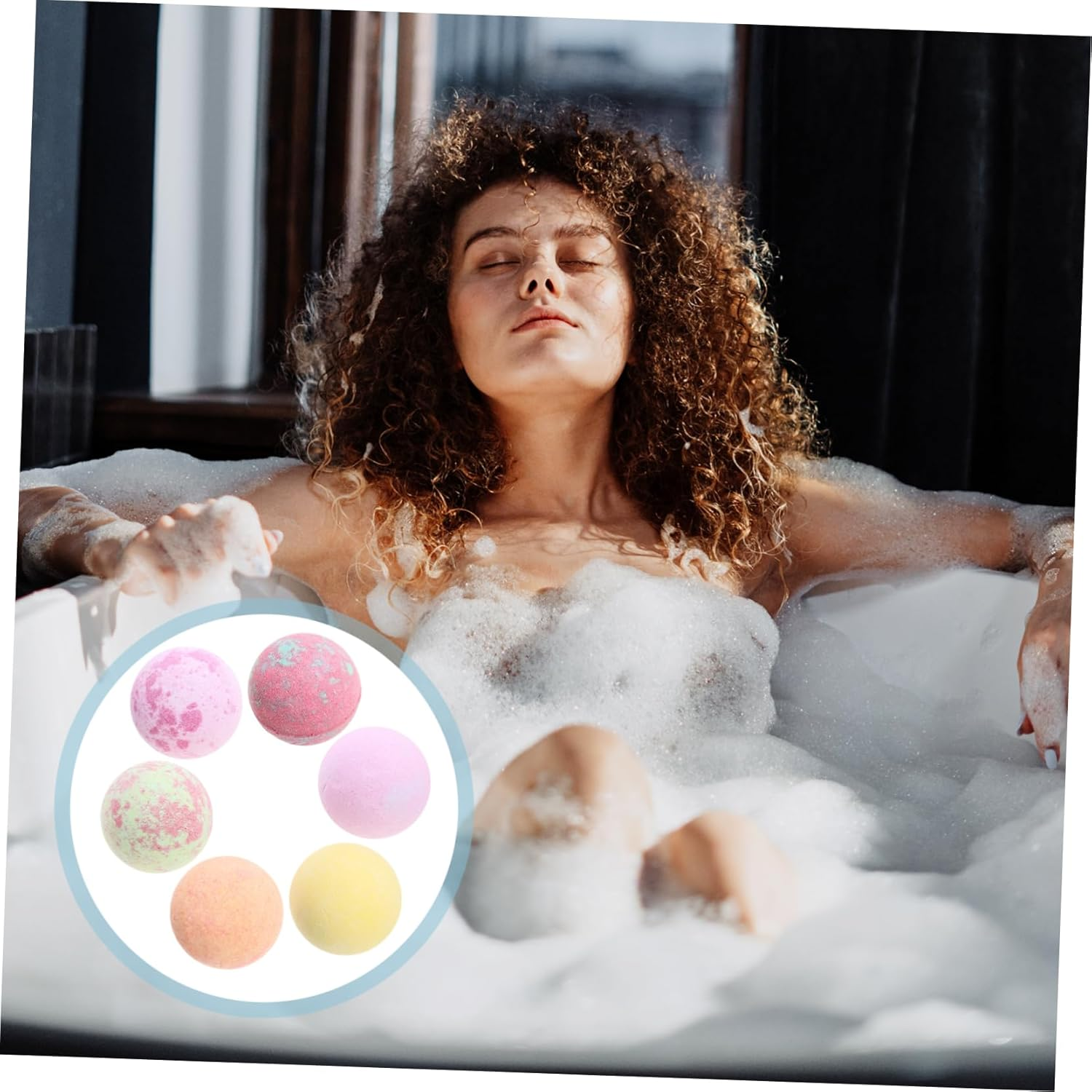 12Pcs Creative Colorful Bath Bubble for Relaxing Soak Rich for Foot Soaks and Bathing image number 1