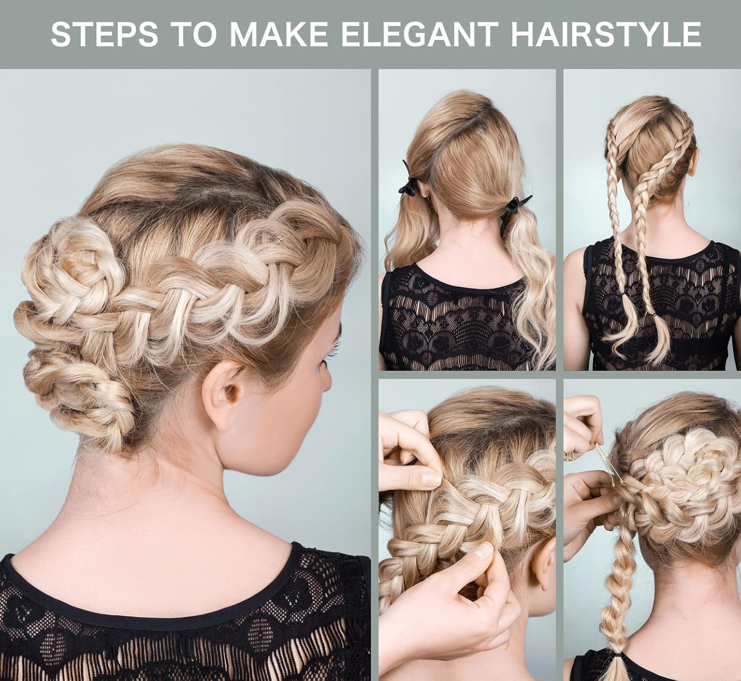 150 Pieces Bobby Pins, Hair Clips Hair Grips Kirby Grips for Women Hair Styling Pins with Storage Box (Blonde) image number 4