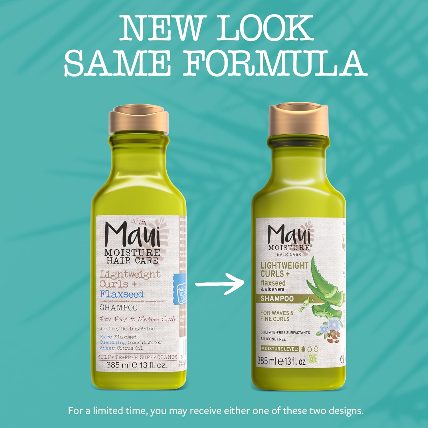 Maui Moisture Lightweight Curls + Citrus Fragranced Flaxseed Shampoo for Curly & Wavy Hair 385Ml image number 6