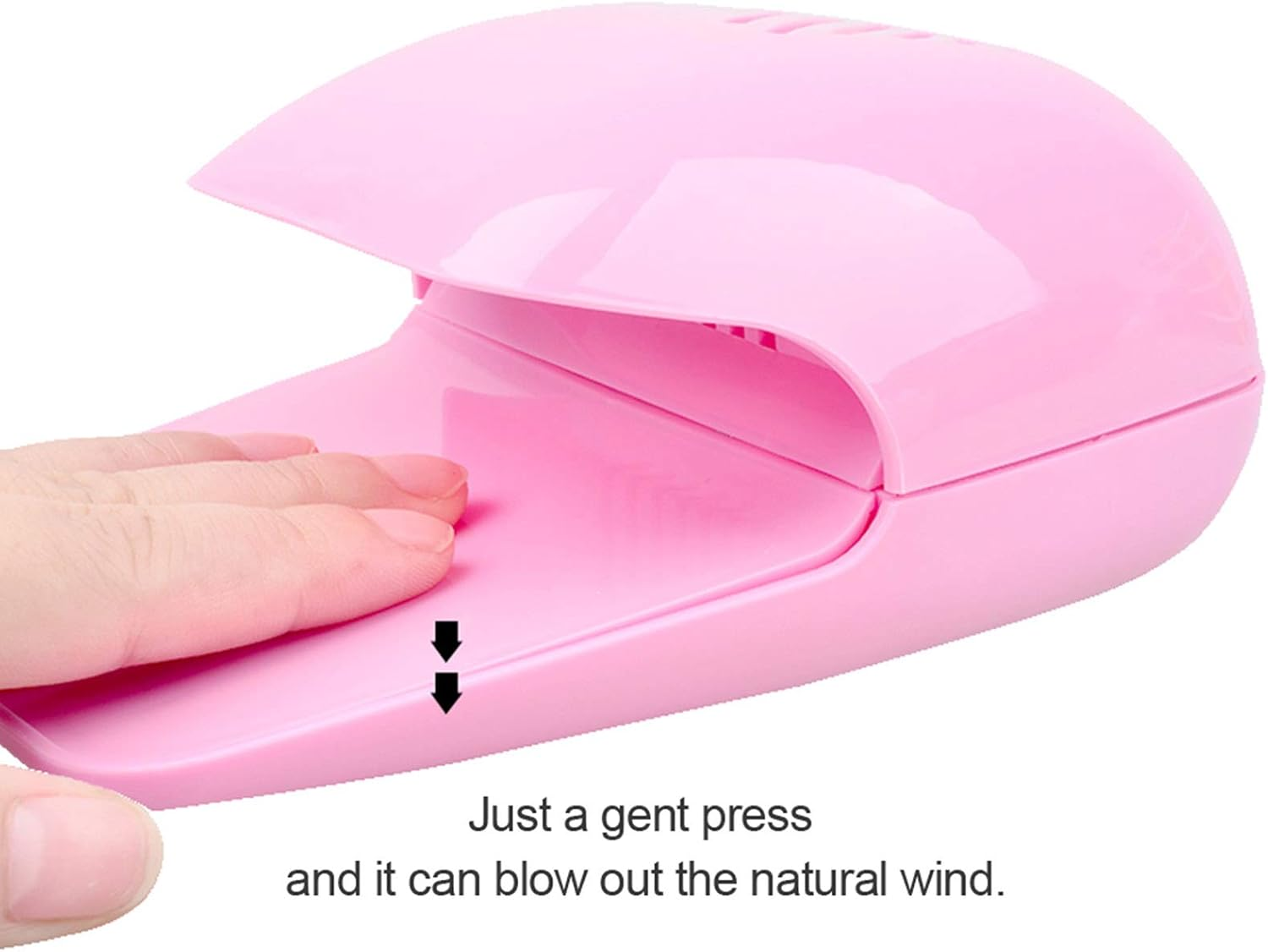 Mini Portable Nail Polish Dryer Fan Nail Art Drying Polish Blow Dryer Nail Cooler Nail Art Tool BBZY image number 5