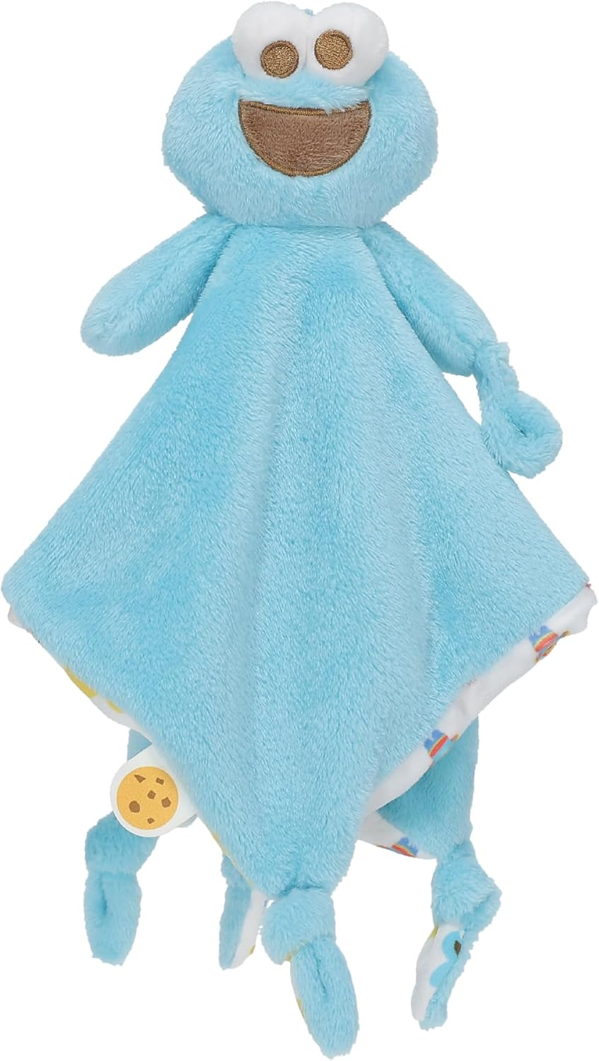 Sesame Street Cookie Monster Blanket, Blue