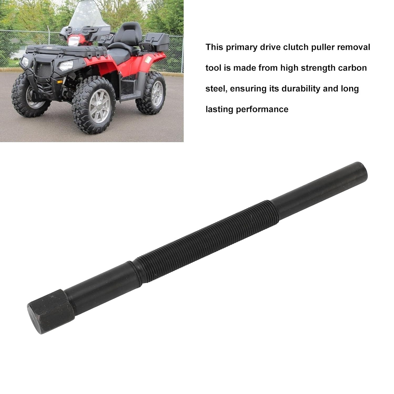 Upgrade Clutch Puller for Polaris 550 570 800 850 1000, Carbon Steel Removal Tool, Easy to Use, Drive Clutch Puller Replacement for Polaris Sportsman, Scrambler image number 5