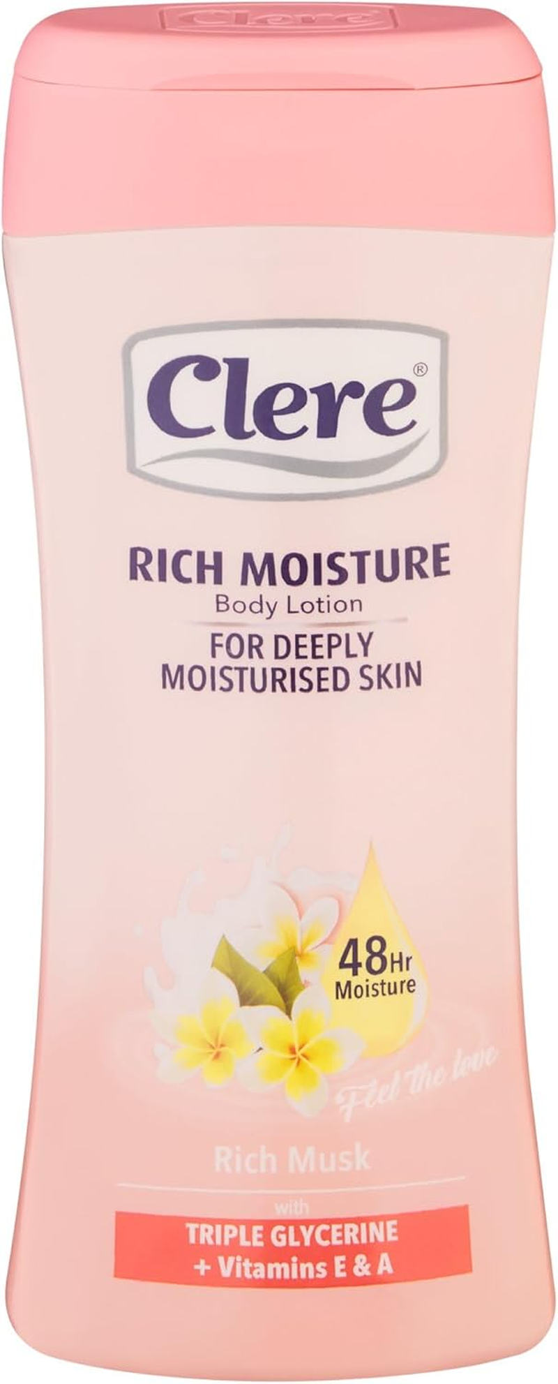Clere Hand & Body Lotion Moisturising Musk 400Ml image number 1