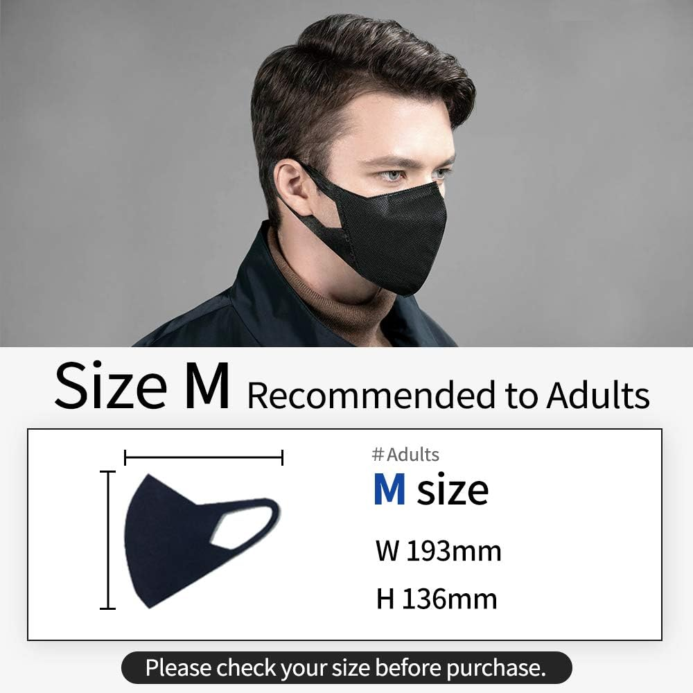 [30 Pcs] MIIMA MASK : Individually Packaged Disposable KF94 Masks : Medium [MADE in KOREA] - Black image number 3