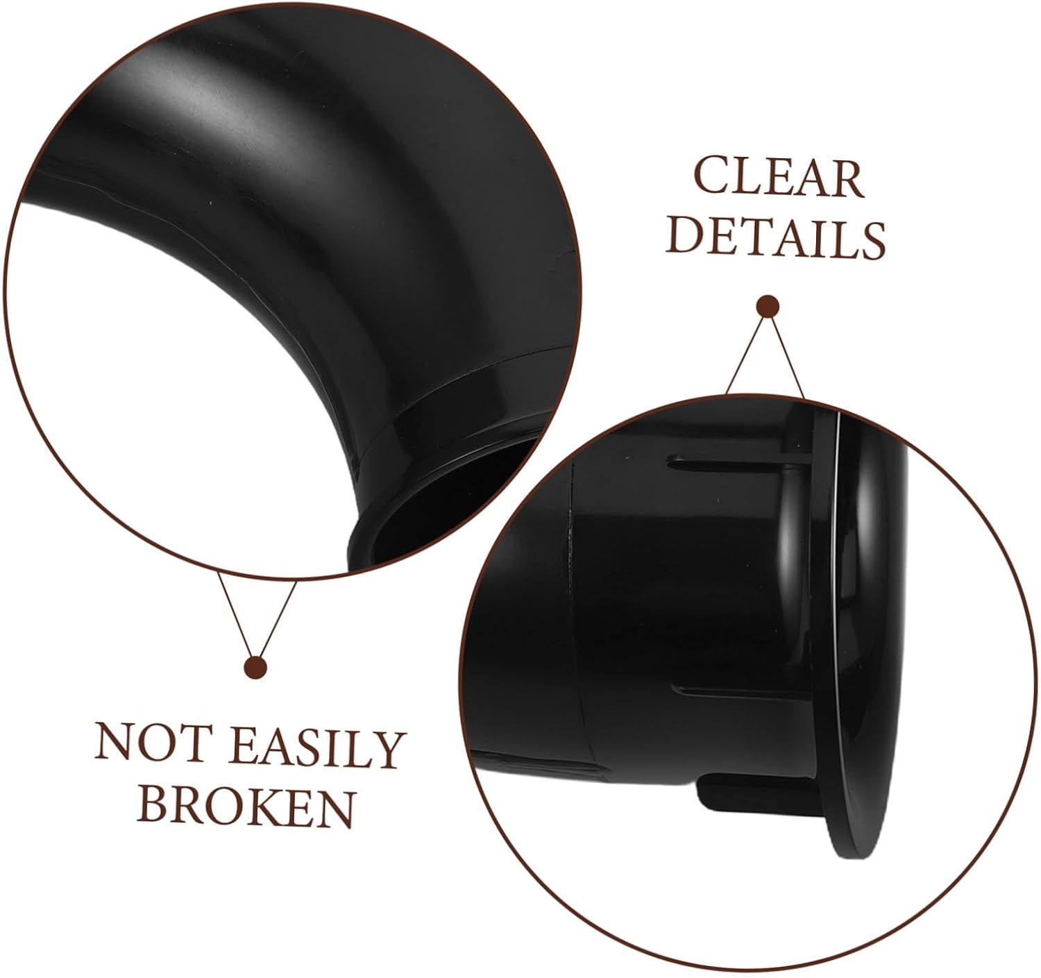 HOMOBABE 2Pcs Bass Reflex Speaker Port Tubes Easy Installation Ventilation Connectors for Car and Home Speaker Bass Replacement Enhance Sound Dynamics for Woofer and Amplifier Enclosures