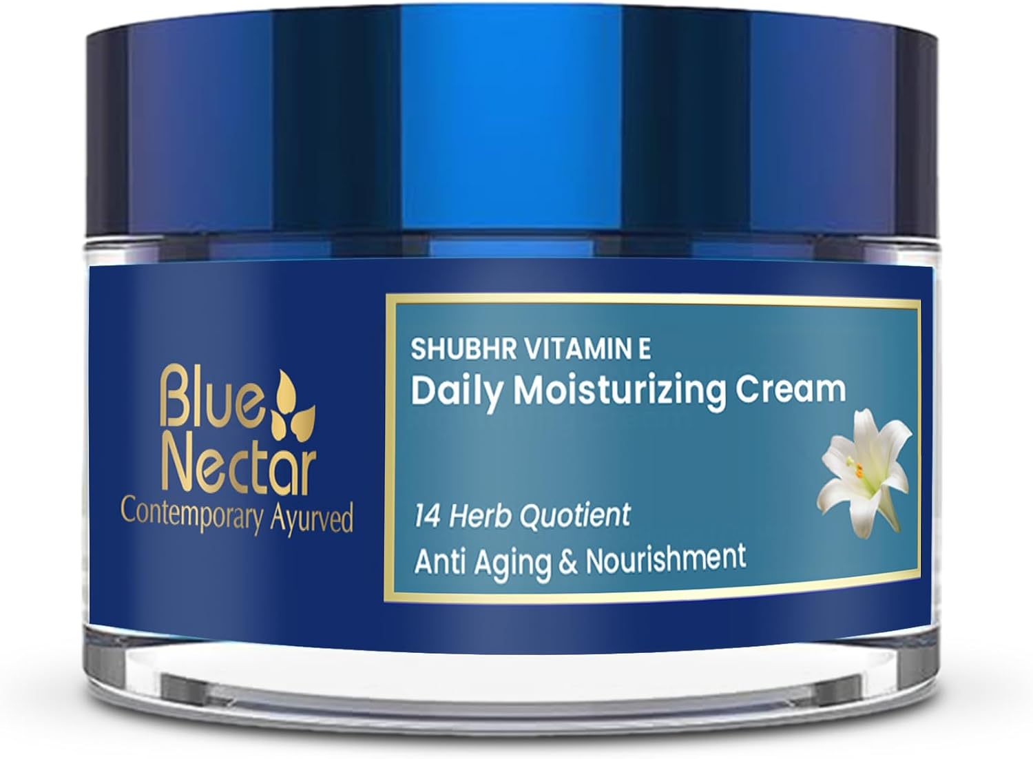 Blue Nectar anti Aging Cream for Women for Wrinkles & Fine Lines with Natural Vitamin C & Vitamin E 50G image number 6
