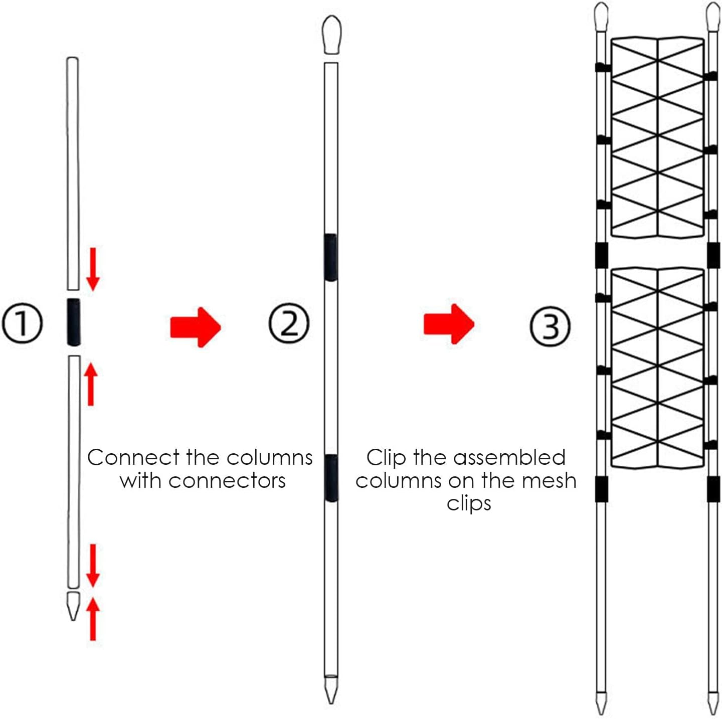 Indoor Plant Trellis,Lattice Frame Stake for Houseplant Support - Garden Climbing Plant Support Stand for Clematis, Sweet Peas, Roses, Morning Glories image number 6