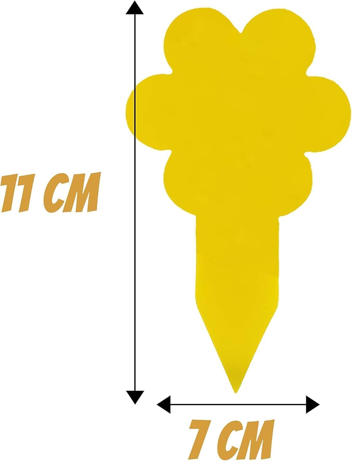 Super Ninja Fungus Gnat Killer - 10 Traps - Highly Effective and Ecological Yellow Sticky Traps for Fungus Gnat and Whitefly - Easy-To-Use - up to 3 Months (10 Traps) image number 6