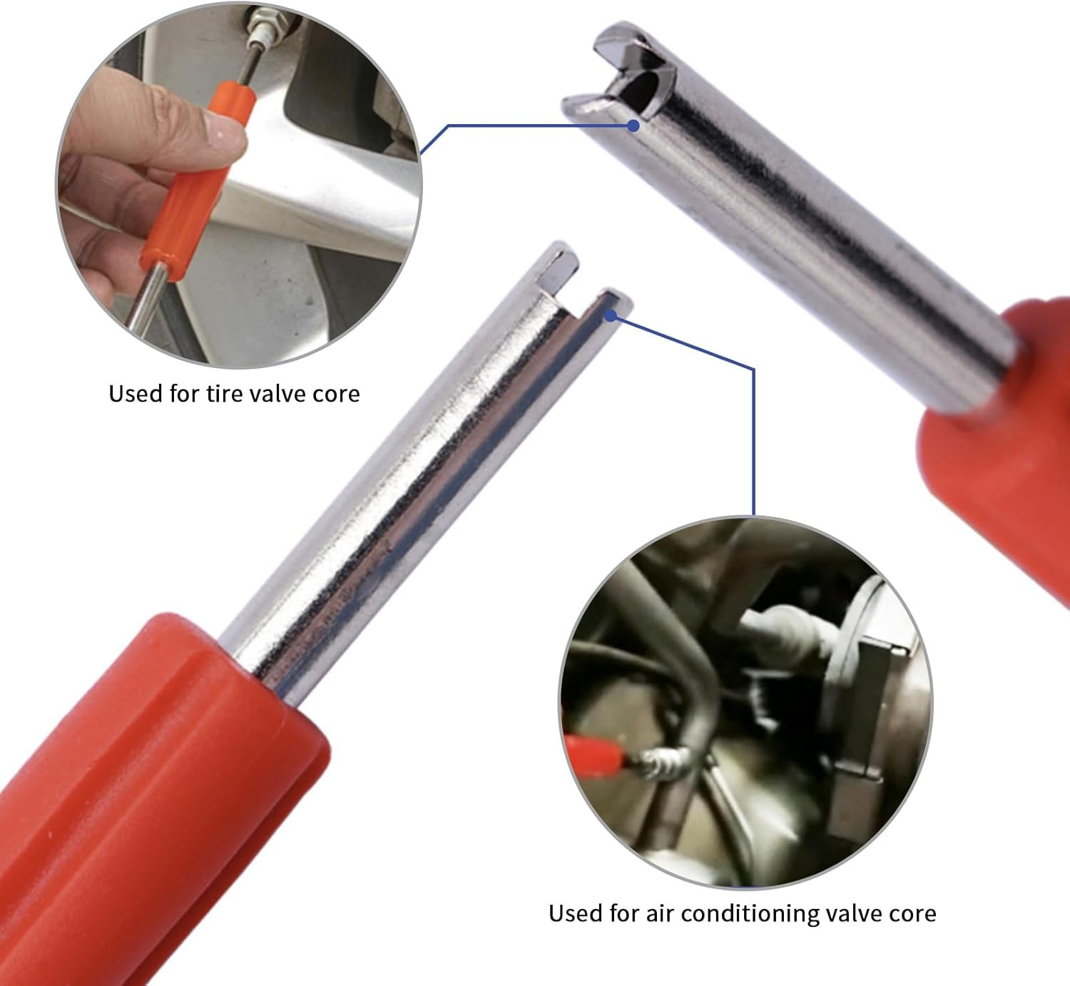 44Pcs Tire Valve Tool, Installation Tools Tire Pullers Tire Valve Core Tool Kit, Electric Vehicles, Bicycles, Motorcycles Tyre Repair Kit image number 3