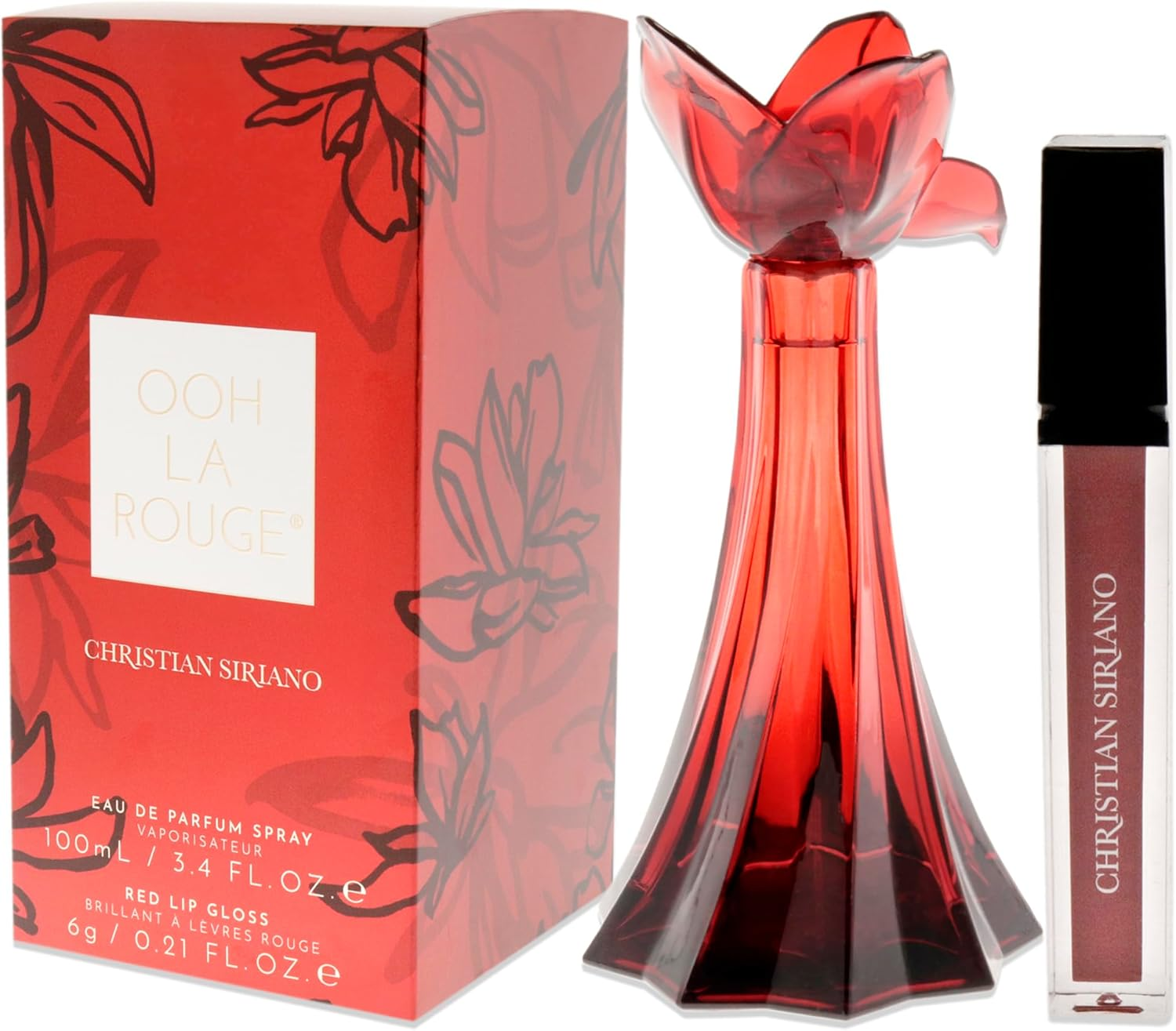 Ooh La Rouge by Christian Siriano for Women - 2 Pc Gift Set 3.4 Oz EDP Spray, 0.21Oz Red Lip Gloss image number 5