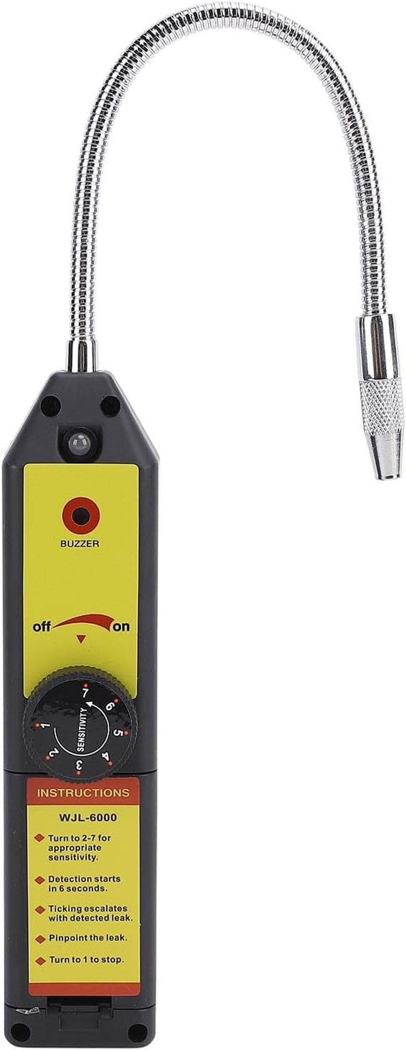 Jiawu HVAC Refrigerant Leak Detector Advanced Sustainability Frans Feaks Gas for Climination R22 R410A R134A R1234YF, Ideal for HVAC Professionals (Without LED Light) image number 5