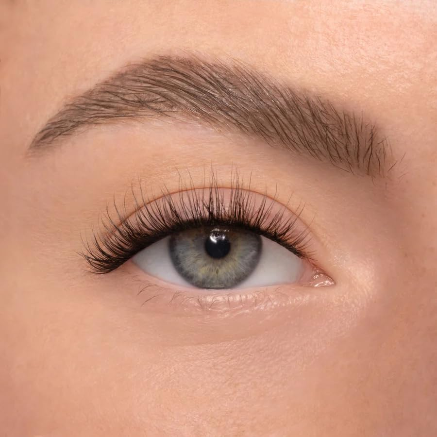 DIY Press on Eyelash Extensions the Sweeties | 3 Pairs of Eyelashes (5-12 Mm) | up to 5 Days Hold | Eyelashes DIY Set for Home | Artificial Eyelashes | Cat Eye Lashes | Black Eyelash Band