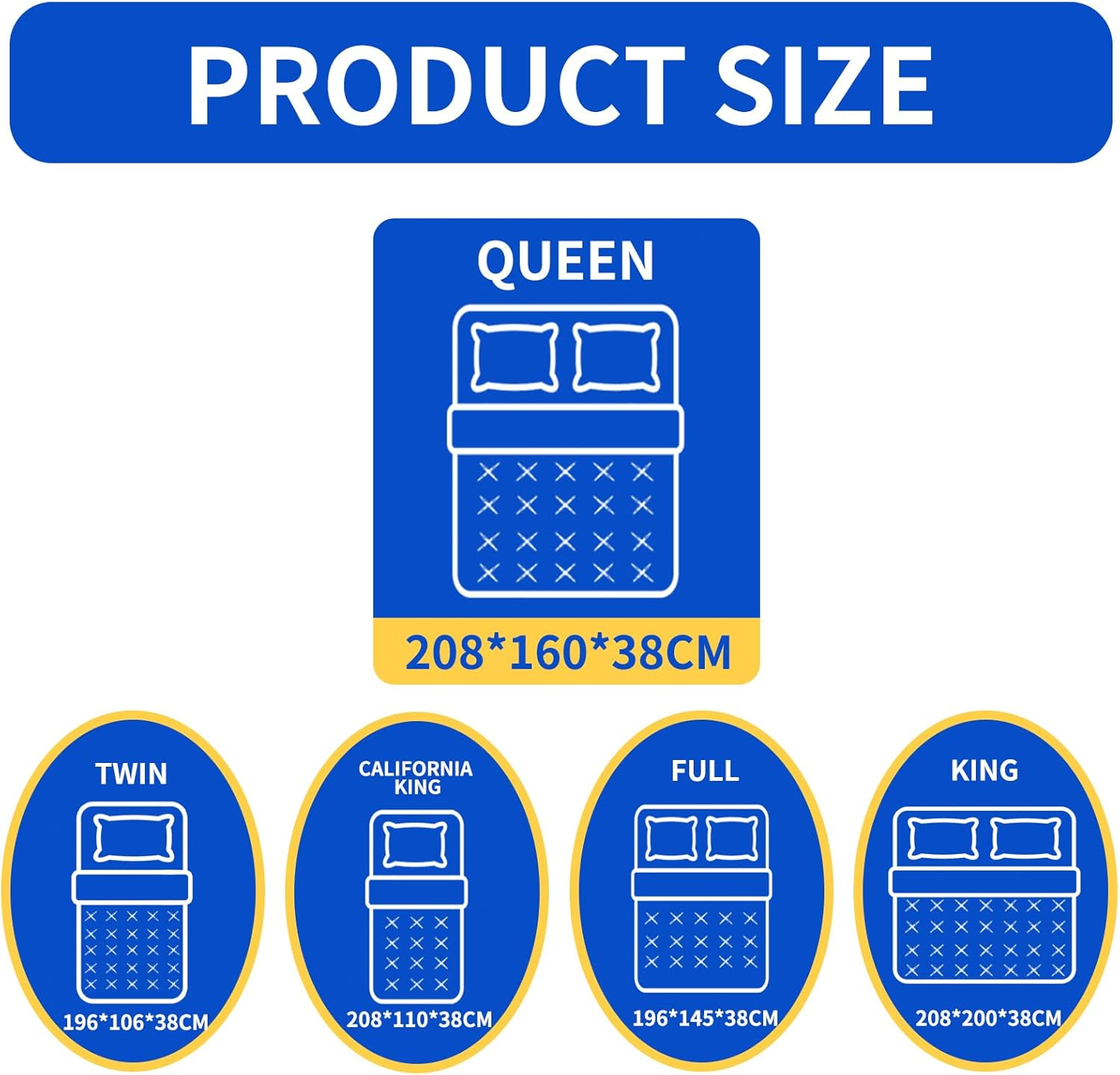 TNGAMFGT Queen Size Reusable Mattress Bags for Moving with Handles, Zip Closure, Mattress Storage Bag, Extra Thick Mattress Bags for Storage(Queen Size,208 * 160 * 38Cm) image number 3