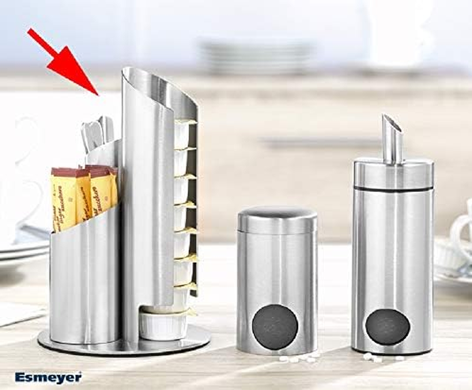 Esmeyer 400-2647 Multi Matt Stainless Steel Portion Dispenser for Milk Jars, Sugar Bags and Stirrers image number 3