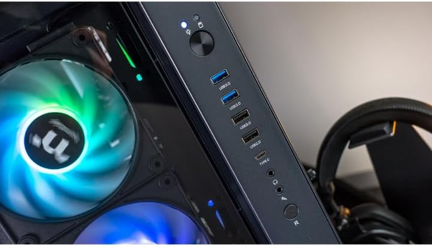 Thermaltake Gaming System Core Xtreme V2 - AMD 9800X 3D/ RTX 5080/ X870 Wifi / 64GB RGB D5/ Customizable LCD RGB Aio/Core P6 Black, CA-4C2-00D1WA-02 image number 4