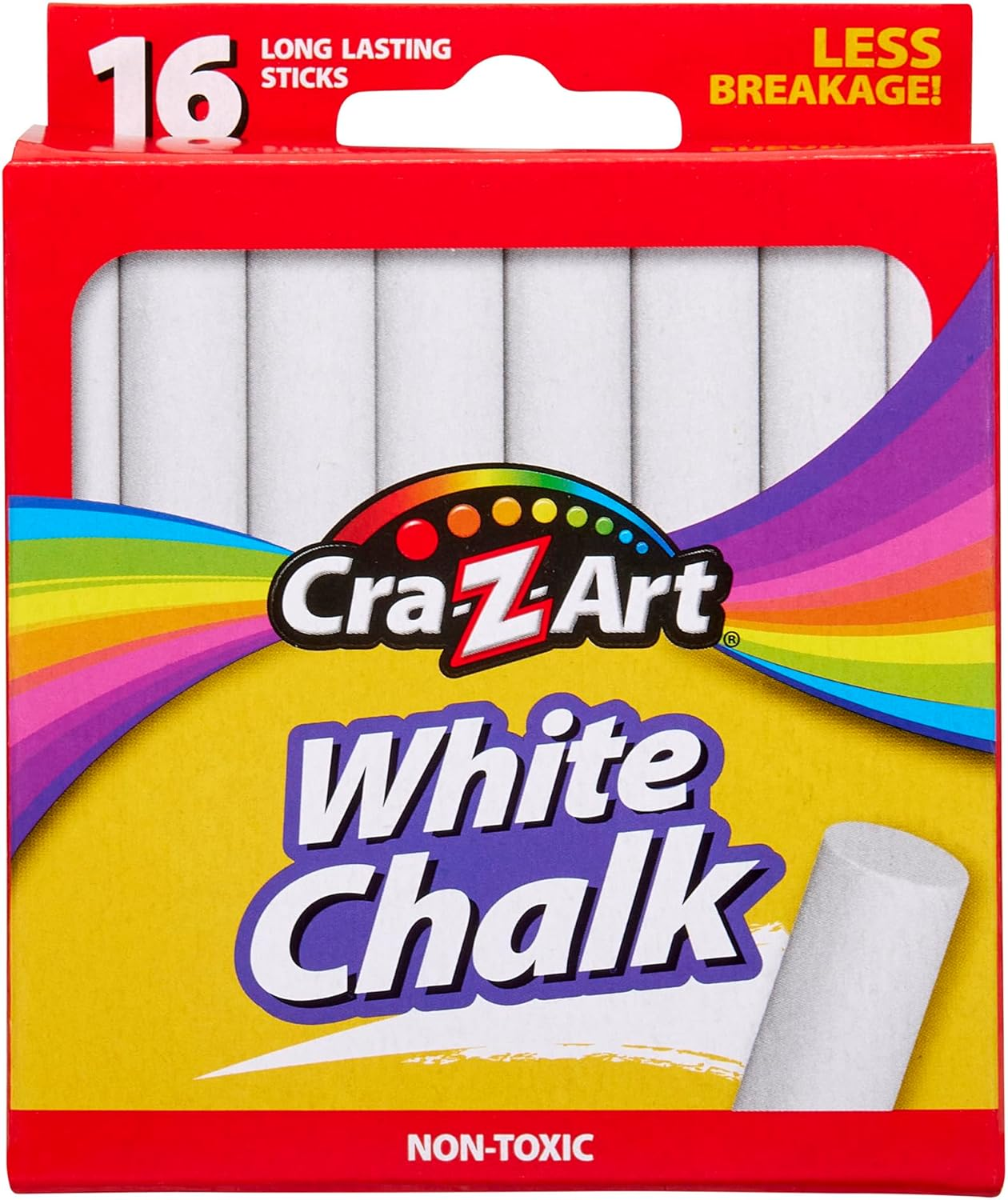 Cra-Z-Art White Chalk (16-Pieces)