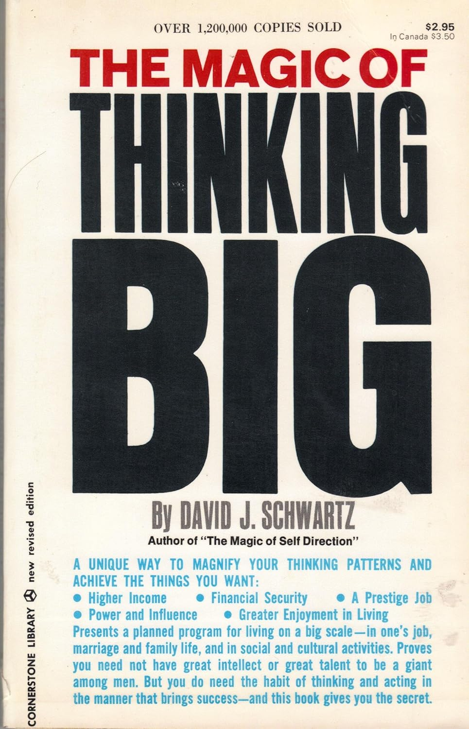 The Magic of Thinking Big: the Motivational Bestseller on the Power of Positive Thinking - Hardcover