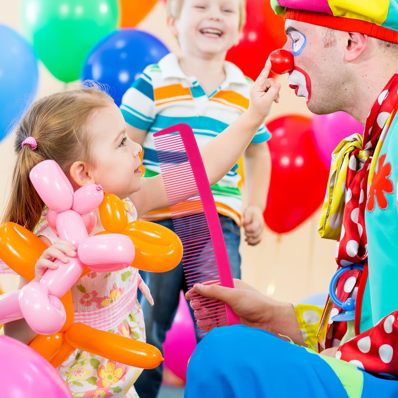 WOFASHPURET Giant Comb Props Funny Giant Man Large Comb Props Hair Brush Huge Comb Joke Halloween Large Comb Clown Costume Combs Funny Hair Brush Cosplay Prop image number 4