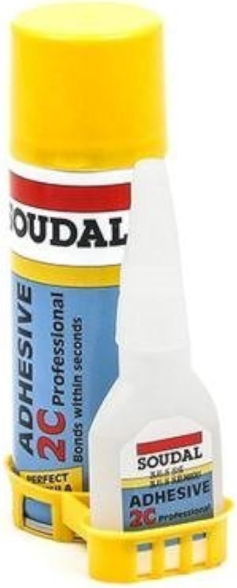 Soudal 2C (Mitre Kit) 2 Part Adhesive - 100G Glue 400Ml Spray