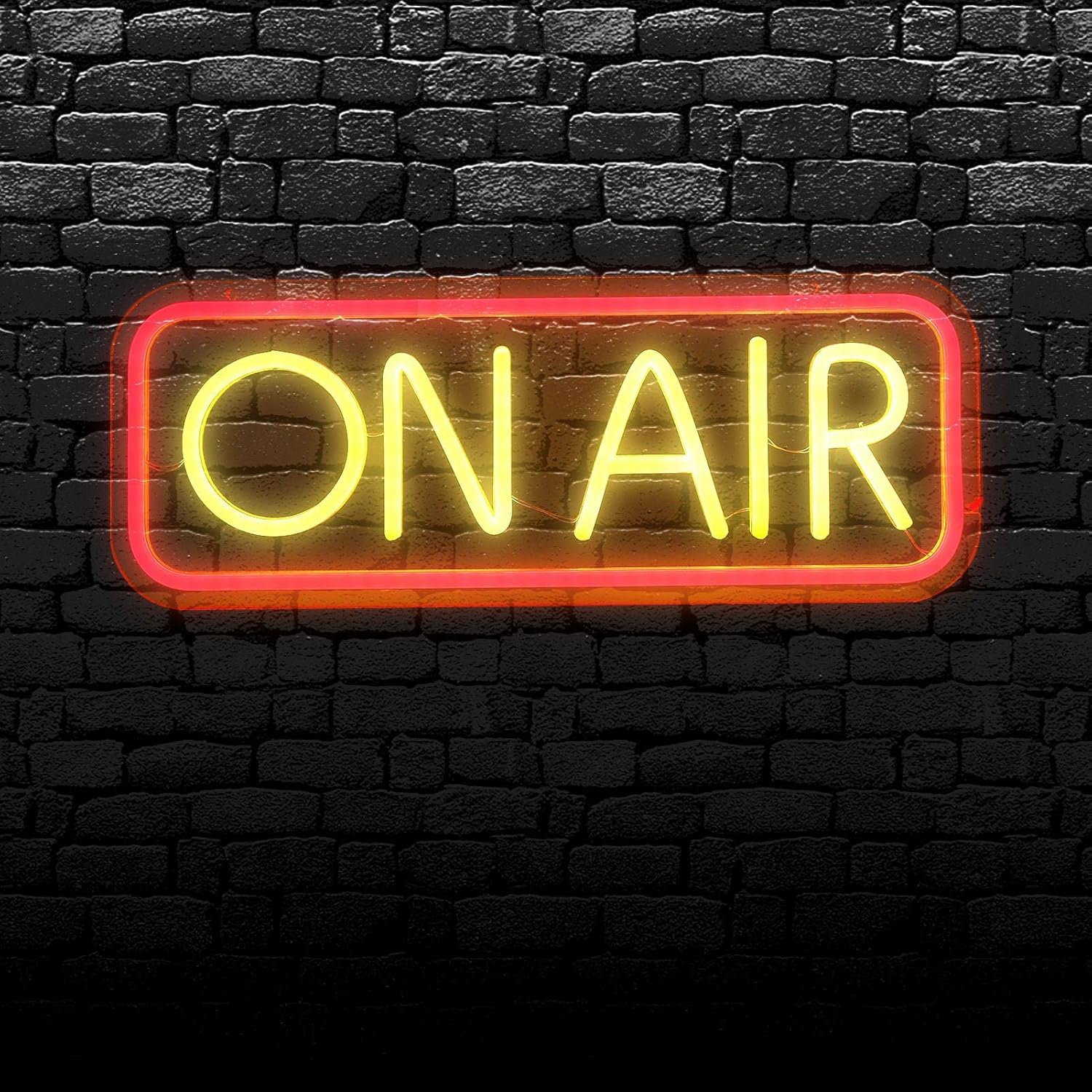 On Air Neon Signs, USB Powered Neon Night Light, LED Studio Live Decorative Lights, LED Neon Sign for Live Streaming/Studio/Light Sign Decor/Wall Decor/Bedroom Decoration image number 4