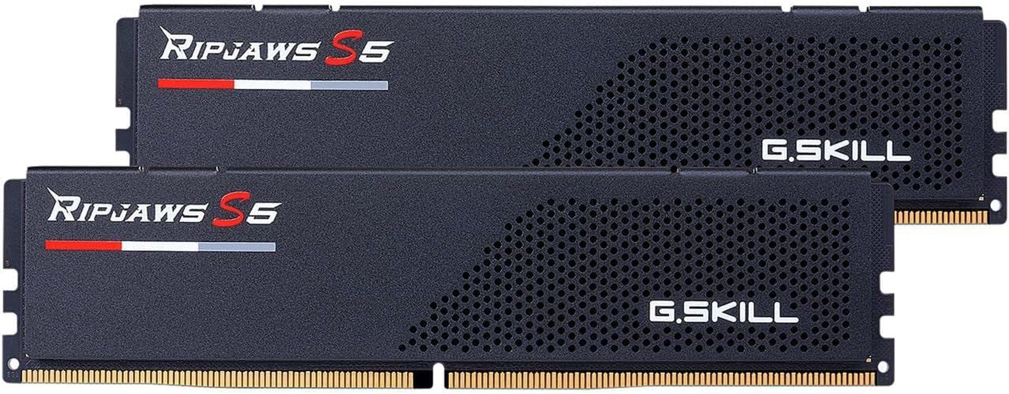 G.SKILL Ripjaws S5 Series DDR5 RAM (Intel XMP 3.0) 32GB (2X16Gb) 6000Mt/S CL30-40-40-96 1.35V Desktop Computer Memory U-DIMM - Matte Black (F5-6000J3040F16GA2-RS5K) image number 2
