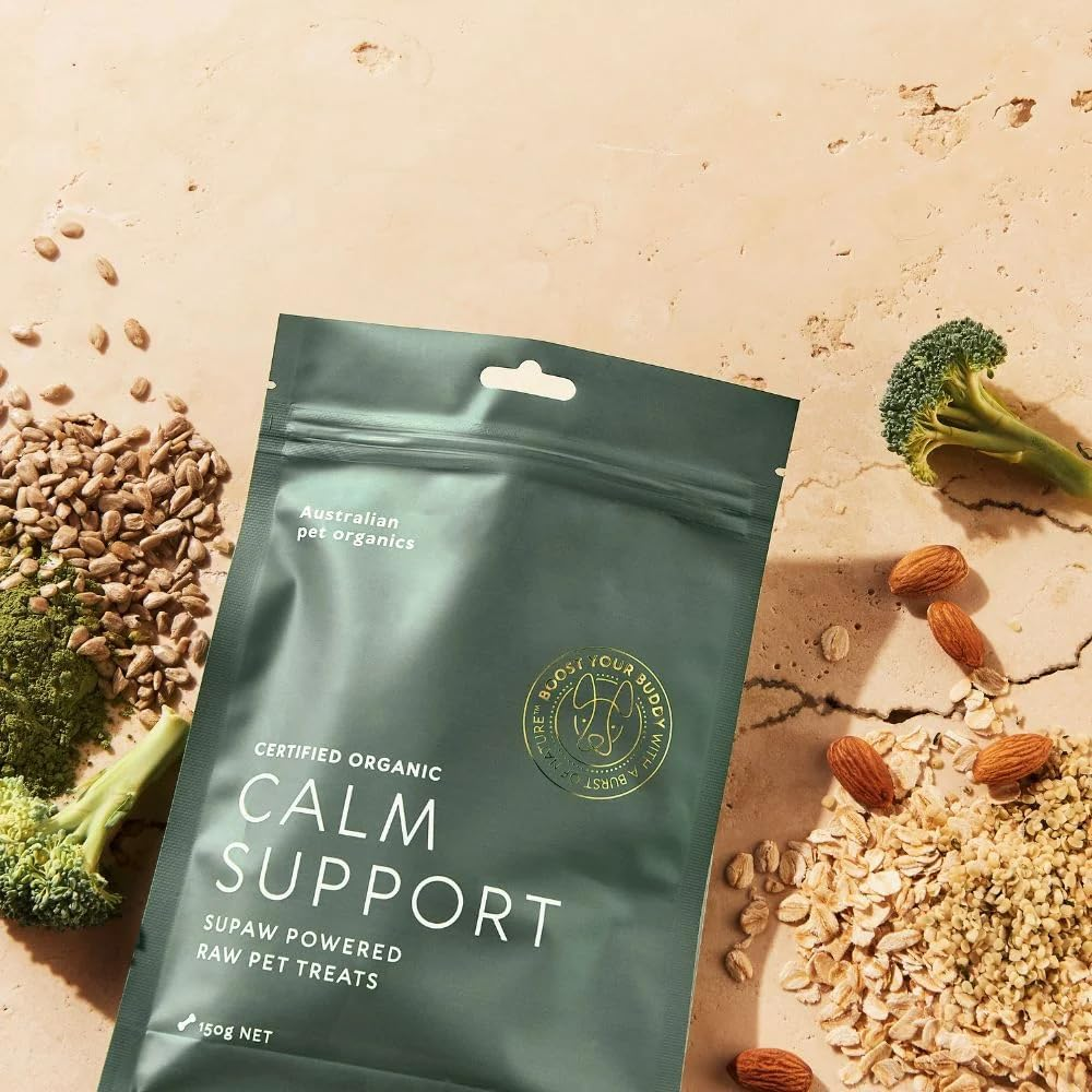 SUPAW&trade; by Australian Pet Organics Certified Organic Calm Support Dog Treat 150G