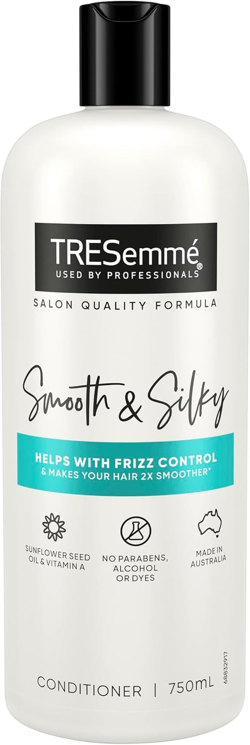 Tresemm&eacute; Smooth & Silky Conditioner 750 ML with Sunflower Seed Oil & Vitamin a for Dry, Frizz Prone Hair image number 3