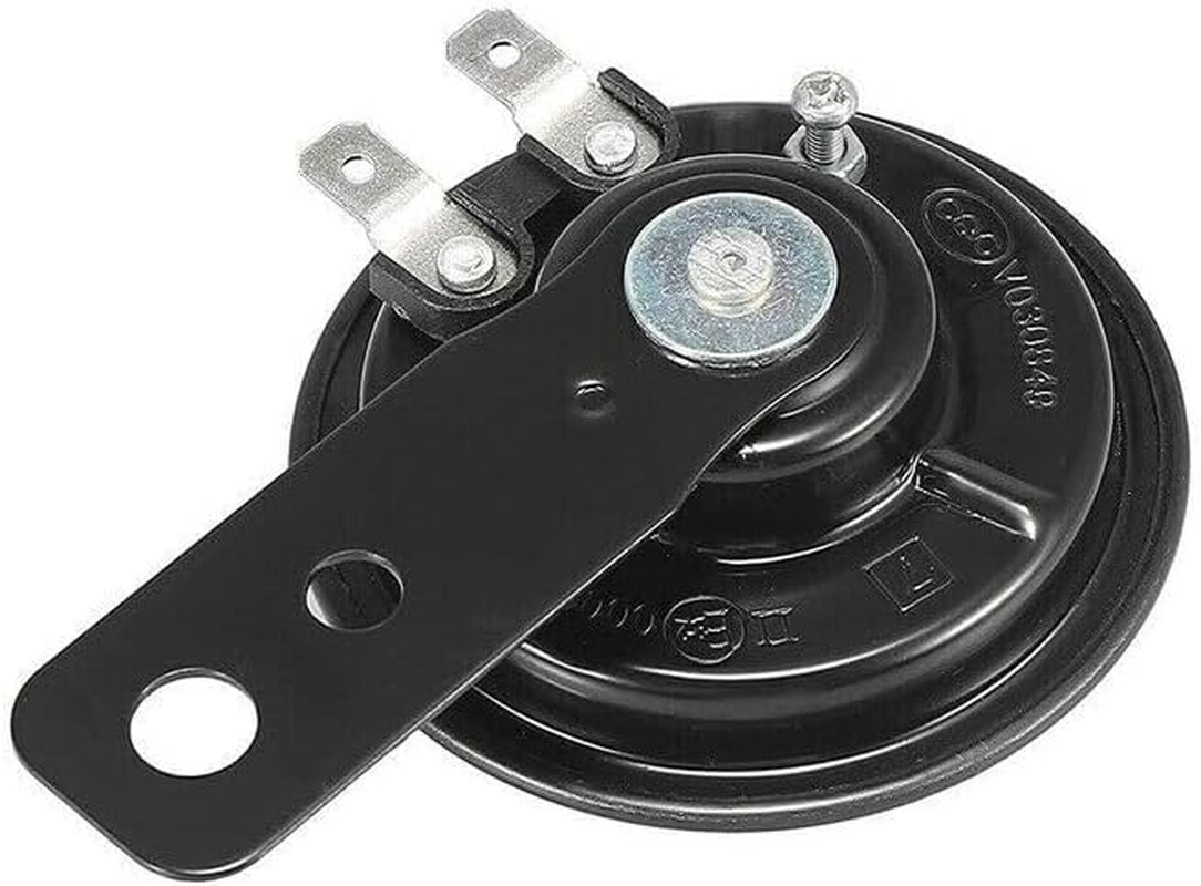 AIMALL 12V Super Loud 105Db Universal Motorcycle Car Electric Bike ATV Horn Waterproof，Durable Metal, Black Design， Effective for All Weather Conditions image number 1