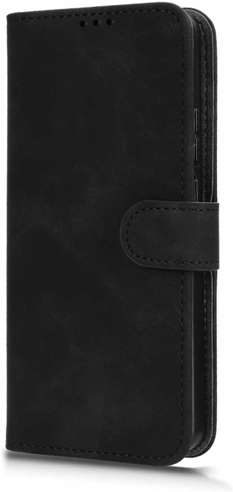 GOGME Case for Motorola Moto G86 Power 5G, Premium PU + TPU Flip Case, Wallet Protective Mobile Phone Case with Stand Function/Card Slots, Black
