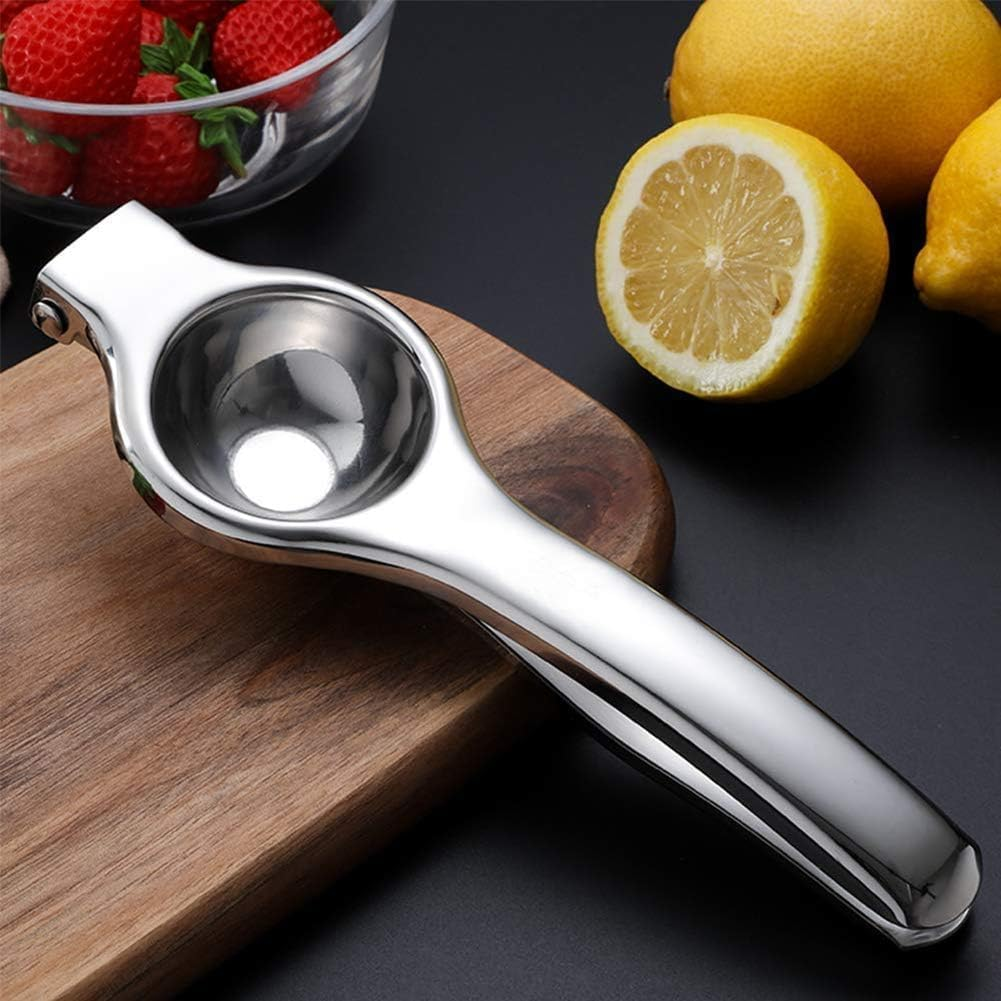 Lemon Squeezer - Stainless Steel Lime Juicers Anti-Rust and Durable, Easy to Extract All Lemon/Citrus Juice, Suitable for Home, Bar, Etc