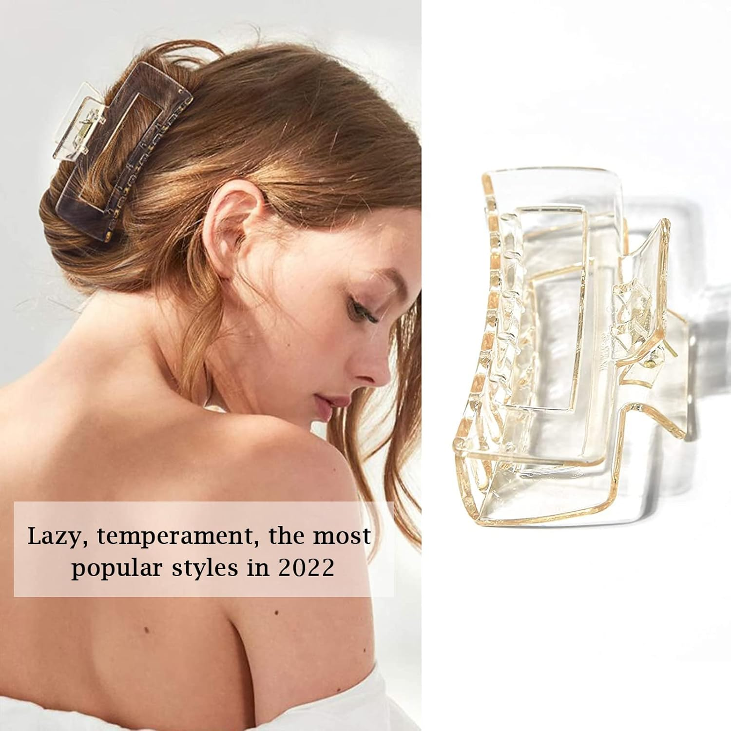 Claw Clip,Hair Clips,Claw Clips for Thick or Thin Hair,Hair Claw Clips for Women, Hair Accessories for Girls(8Pcs) image number 1