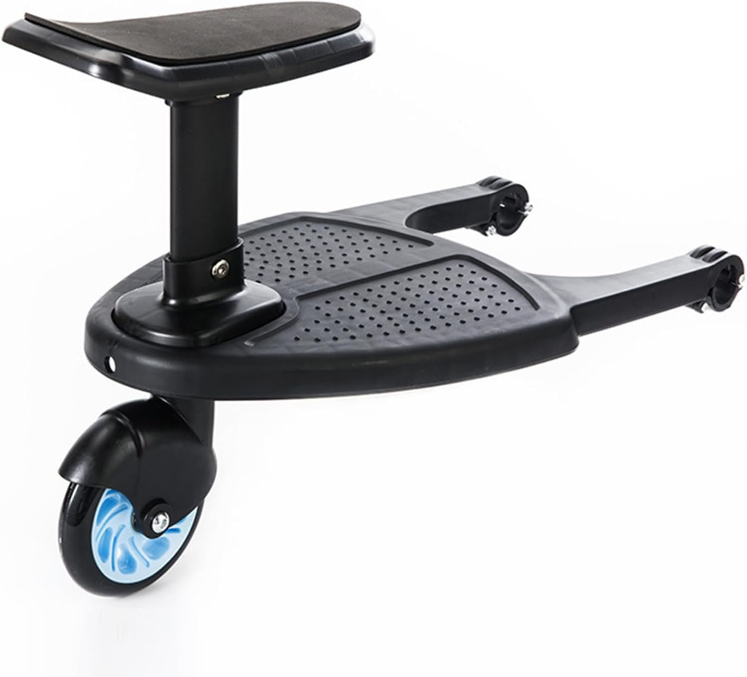 2 in 1 Stroller Step Board Kids Toddler Buggy Wheel Travel Board Skateboard Fits Most Strollers Horizontal Axis Hole Diameter Must Be <2.5Cm Prams Accessories (Pink Wheel)