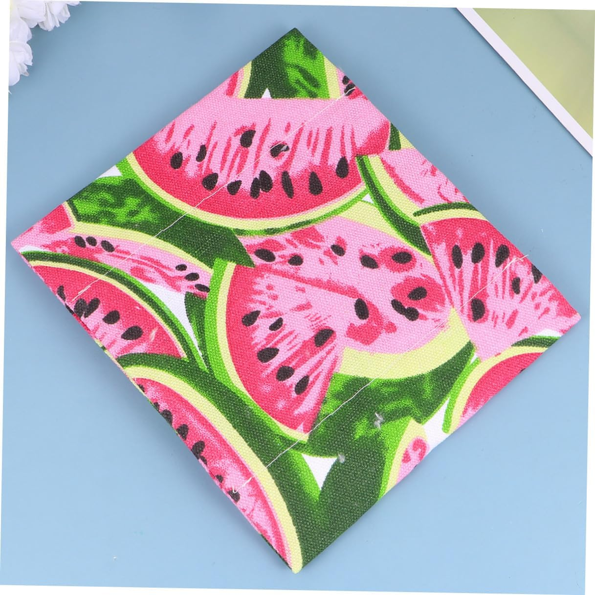 COHEALI Watermelon Pattern Canvas Parrot Nest Hammock L 30X19X21Cm Indoor Bird House Sleeping Pad for Parrots image number 5