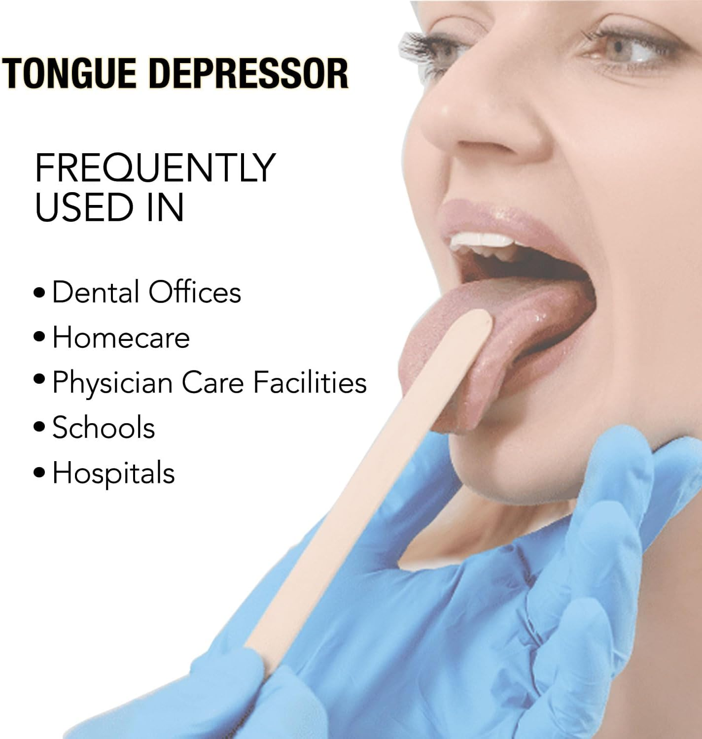 50 Piece 8" Super Large Jumbo Wooden Craft Sticks (8" X 1"), Premium Natural Organic Wood for Waxing, Craft Project, Tongue Depressor, Popsicle, Ice Cream Stick,Woodcraft, Paint Stirrer and Art - Apremont (50, 8 Inches) image number 5