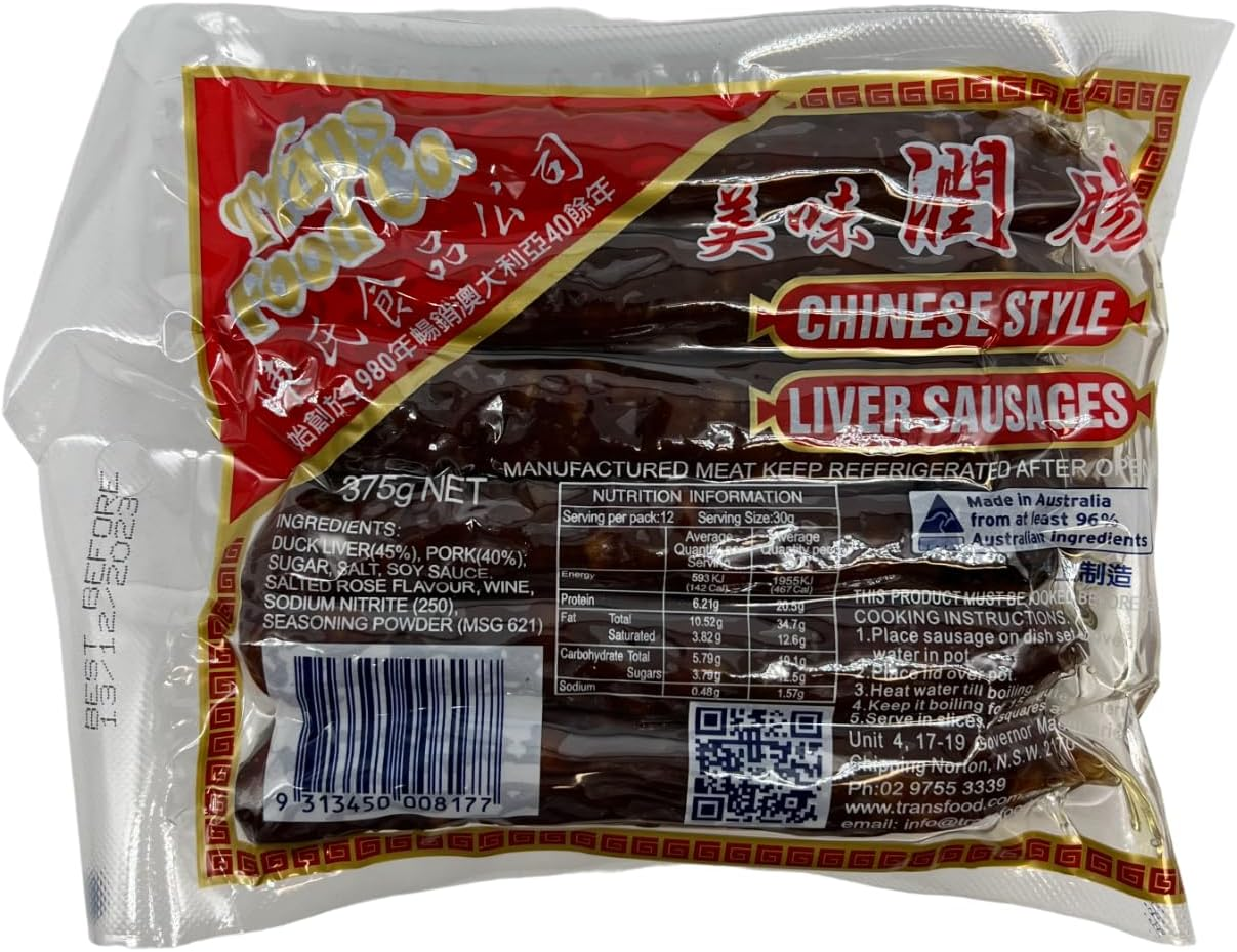 Trans Chinese Style Liver Sausage 375 G