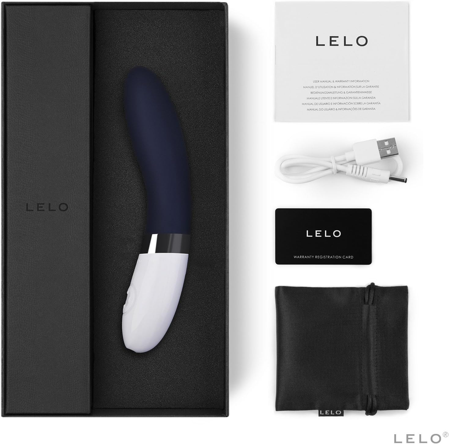 LELO LIV 2 Intimate Electric Gspot Vibrator, Vibrators with Thrilling Vibes and Medium Size to Fit Every Woman, Adult Sex Toys Women, Women Sex Toy Vibrator, G Spot Toy, Vibrators Female, Blue - Cerise image number 4