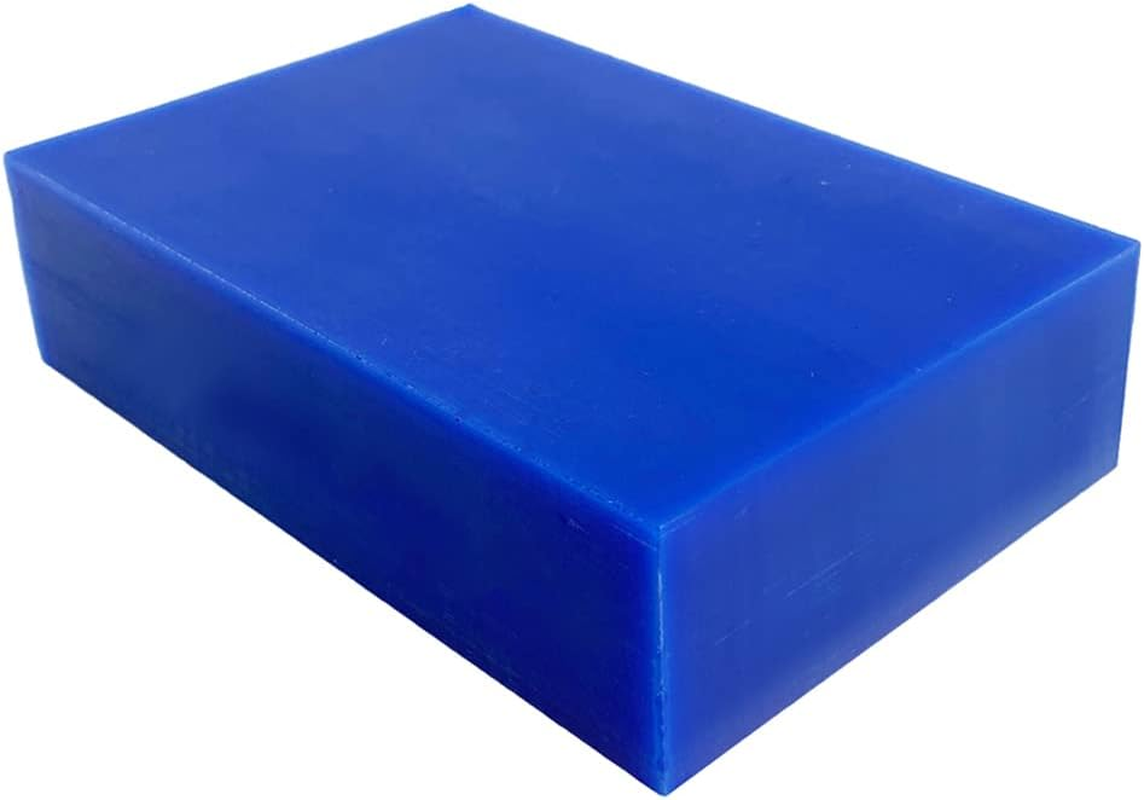 NIUPIKA Carving Wax Block Lost Wax Casting Jewelry Molding Tool Mold Sculpting 1 Pound (Blue Wax Slices)