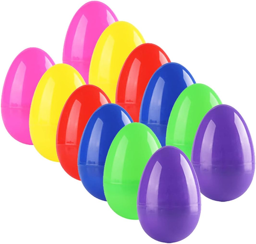 Plastic Easter Eggs Fillable Surprise Gifts Chocolate Assortment DIY Toys for Kids Easter Theme Party Favor 12PCS Easter Eggs Hunt Easter Eggs Assortment Fillable Easter Egg Easter Surprise Eggs image number 4
