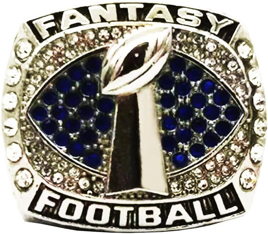 Guancrown 2021 Fantasy Football Championship Ring Big Heavy FFL Champion Ring
