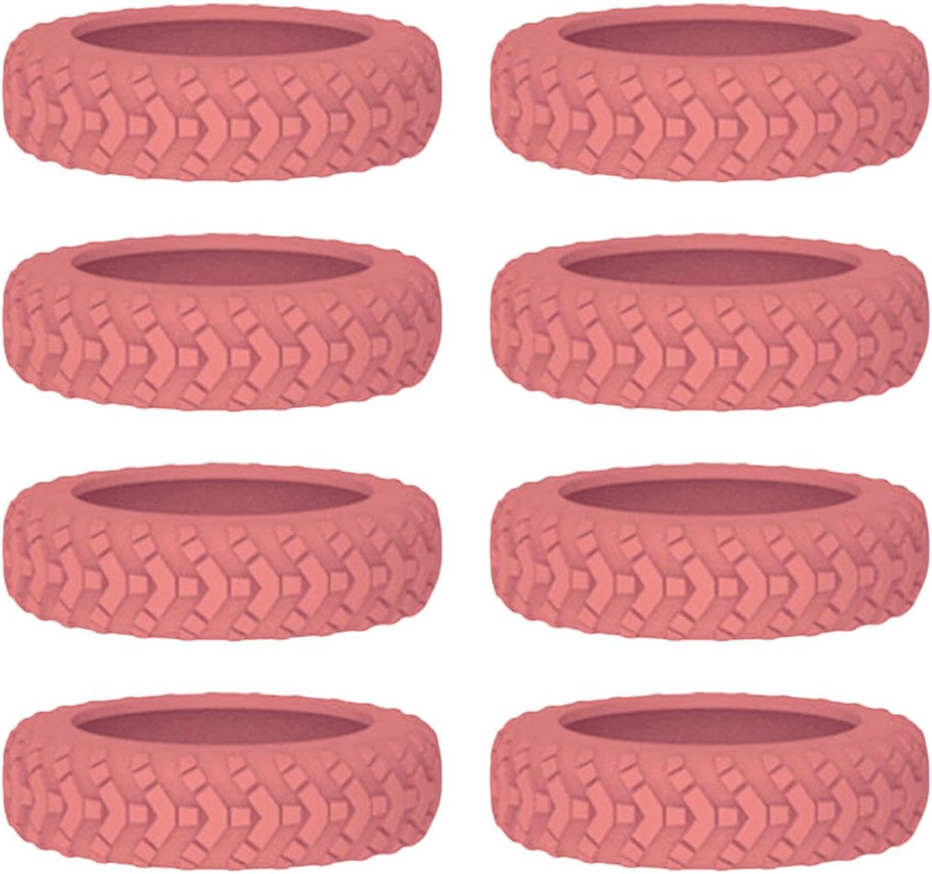 8 Pack Suitcase Wheel Silicone Protector Cover, Luggage Wheel Silent Cover, Silicone Travel Bag Wheel Cover, Luggage Wheel Silent Protection Cover for Suitcases, Chairs, Children'S Beds