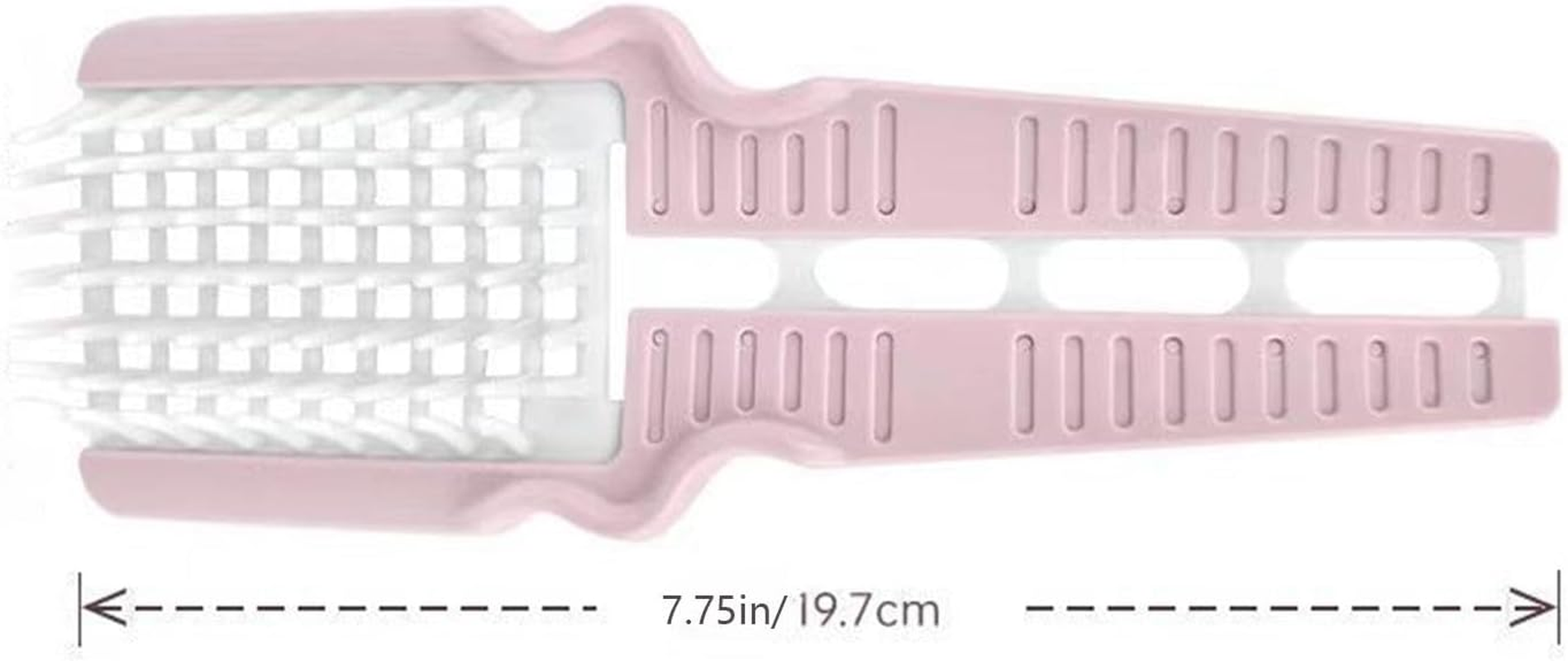 Detailer Brush, Foldable Detailing Brush, Wet Detailing Brush, Dry Detailing Brush, Vented Hair Brush, Wet and Dry Usage Gentle Detangling Vented Design for Faster Drying Straight Curly Hair