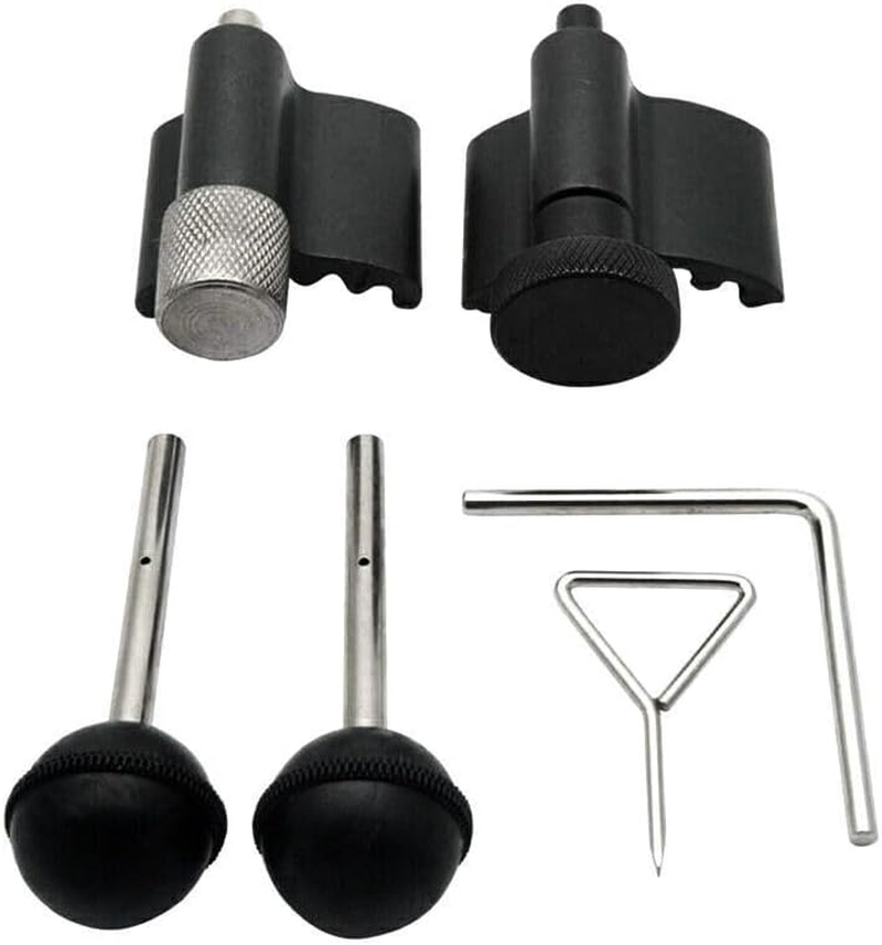 Audi VW Diesel Engine Timing Belt Kit - Compatible with 1.2, 1.4, 1.9, 2.0 Tdi Models - Essential Tools for Camshaft, Crankshaft & Pump Locking - Fits Skoda & Seat 2002-2008 image number 2