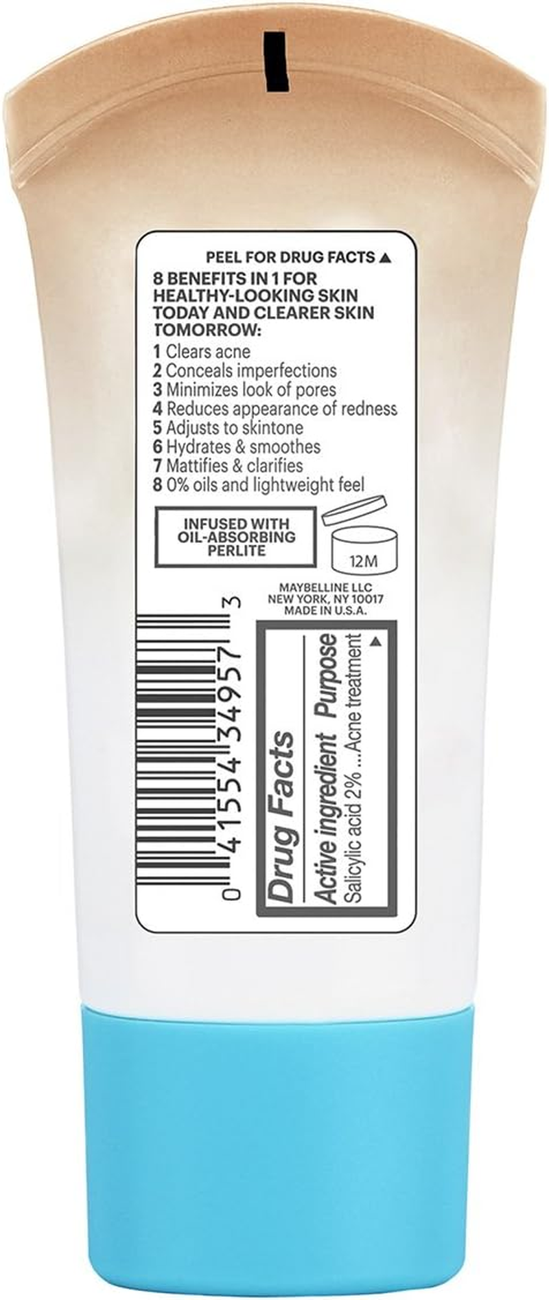 Maybelline Dream Pure BB Cream, Medium, 1 Fl. Oz. (Packaging May Vary) image number 5